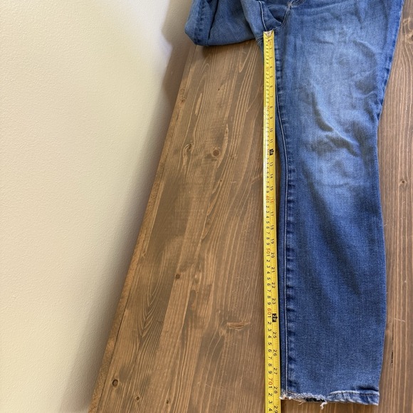 Good American Womens 12/31 Blue  Good Legs Jacked Step Hem Skinny Leg Jeans - Picture 11 of 11